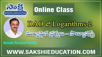 Logarithms - 2 for DAO