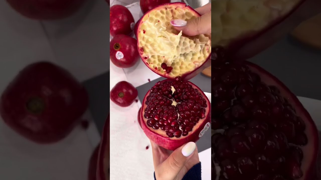 Quick Easy Way To Peel Pomegranate Easiest Method De Seed Pomegranates Quickly