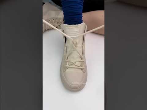 اسهل وافضل طريقة لربط رباط الحذاء 2022 How To Tie Shoelaces Cool
