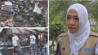 通信網や物流拠点の整備急ぐ フィリピン台風被害でＷＦＰ WFP assists typhoon-hit Philippines