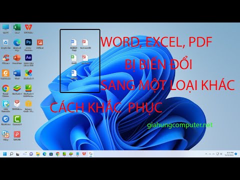 bản word, excel, pdf bị biến đổi sang một loại khác cách khắc phục