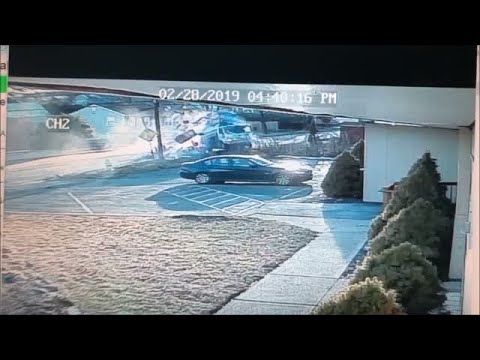 CAUGHT ON CAMERA: Man arrested following garbage truck rollover