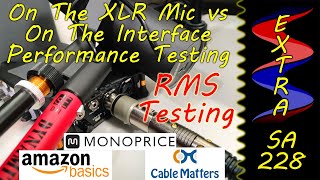 RMS Testing - Fethead & DM-1 vs Monoprice, Cable Matter and Amazon Basics