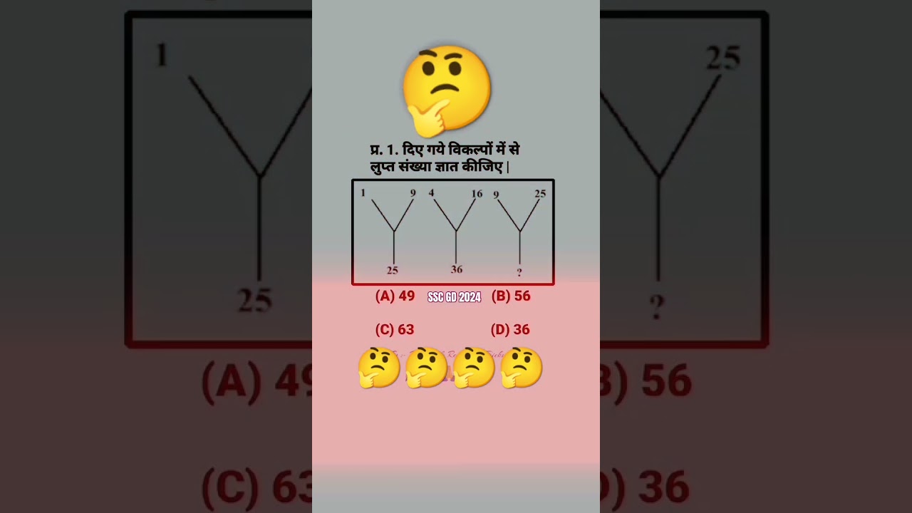SSC GD reasoning questions 