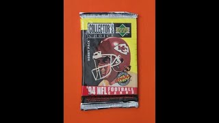 1994 Upper Deck Collector's Choice football pack! BARRY SANDERS & JERRY RICE!