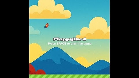 Flappy Bird- Python (Pygame)