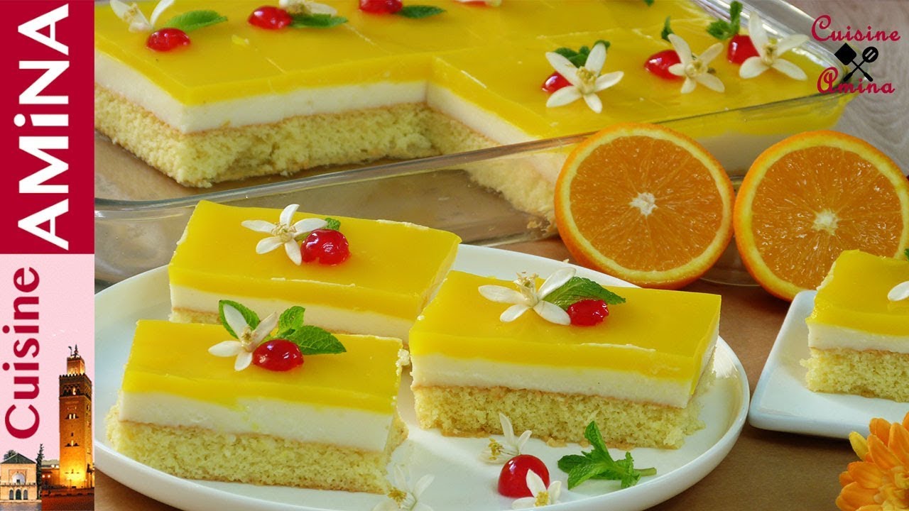 تحلية البرتقال الرائعة و العجيبة خفييفة و لذيذة بدون فلان