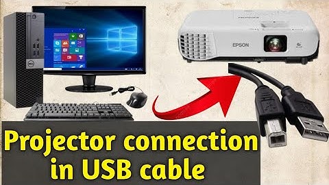 How to Connect Your Epson Projector via USB cable!