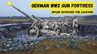 German WW2 gun fortress found . Hitler wanted it right here ! @WW2HistoryHunter