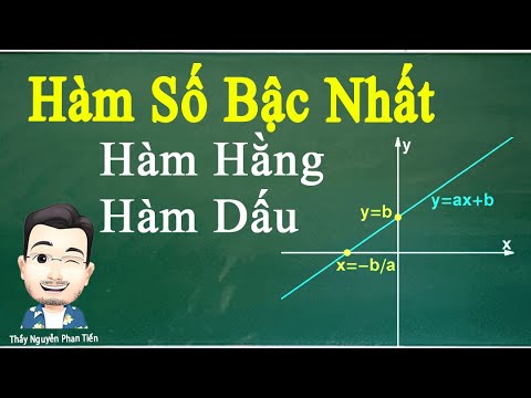 Video Hàm Số Bậc Nhất - Hàm Hằng (Toán 10): Vẽ Đồ Thị | Thầy... - youtube