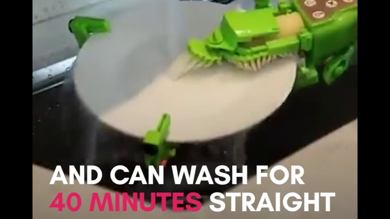 Handheld Automatic Dish Scrubber