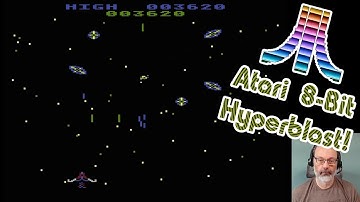 Atari 8-Bit Game Play, Hyperblast!