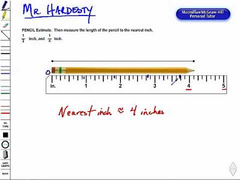 Math Gr 4 Ch 11 L 1 Customary Units of Length B