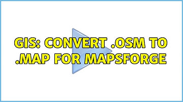 GIS: Convert .osm to .map for mapsforge