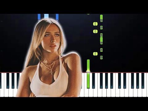 Tate McRae - TIT FOR TAT (Piano Tutorial)