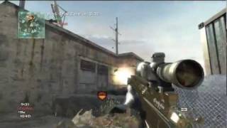 MW3 No Scope C4 = QUAD KILL! (zzirGrizz Shot!) - codbox