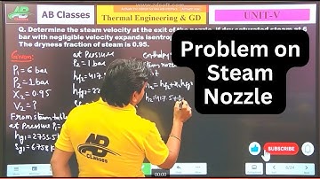 steam nozzle problems | steam nozzle problems using steam table