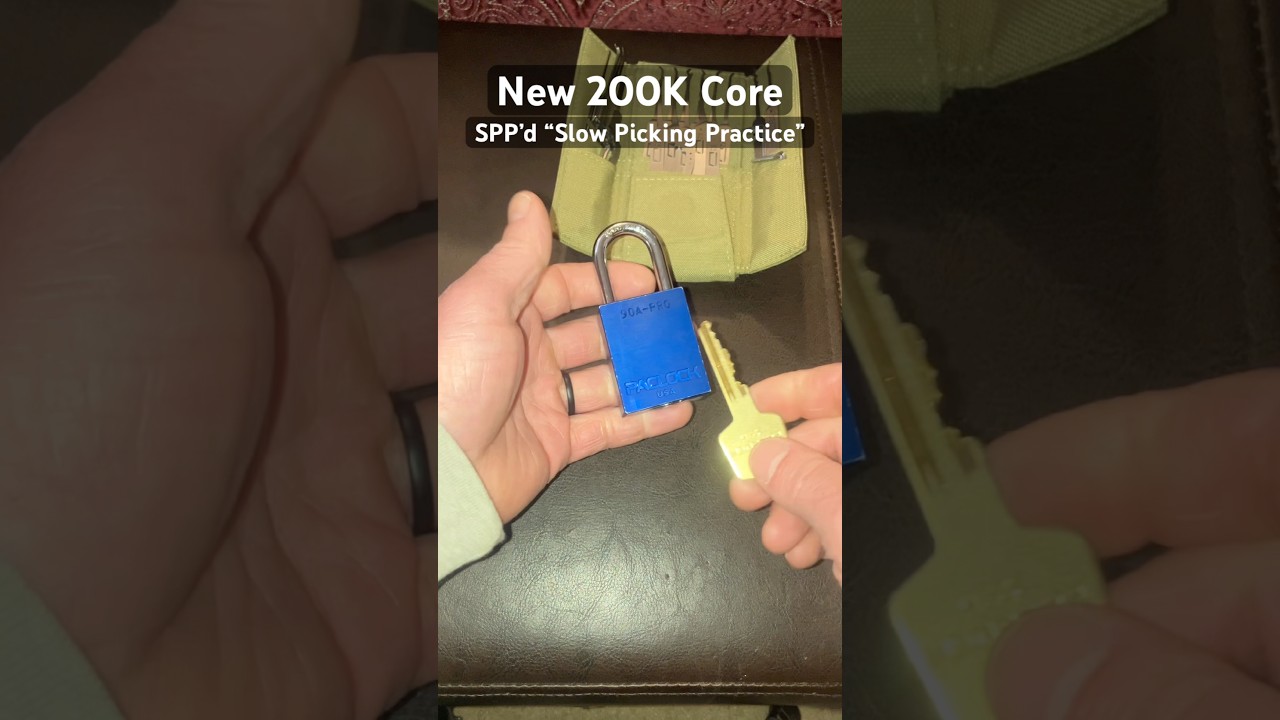 Редкое место: Взлом нового PacLock 200K Pro Core методом медленного вскрытия замков. 