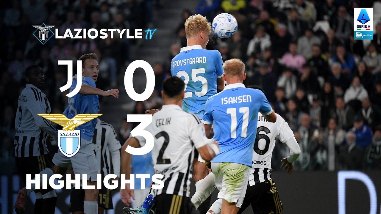 📽️ HIGHLIGHTS | SERIE A ENILIVE, JUVENTUS-LAZIO 0-3