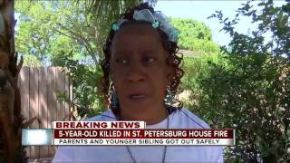5-year-old boy found dead in St. Petersburg house fire