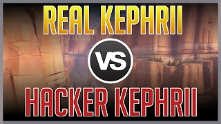 [Overwatch] Real Kephrii vs Hacker Kephrii