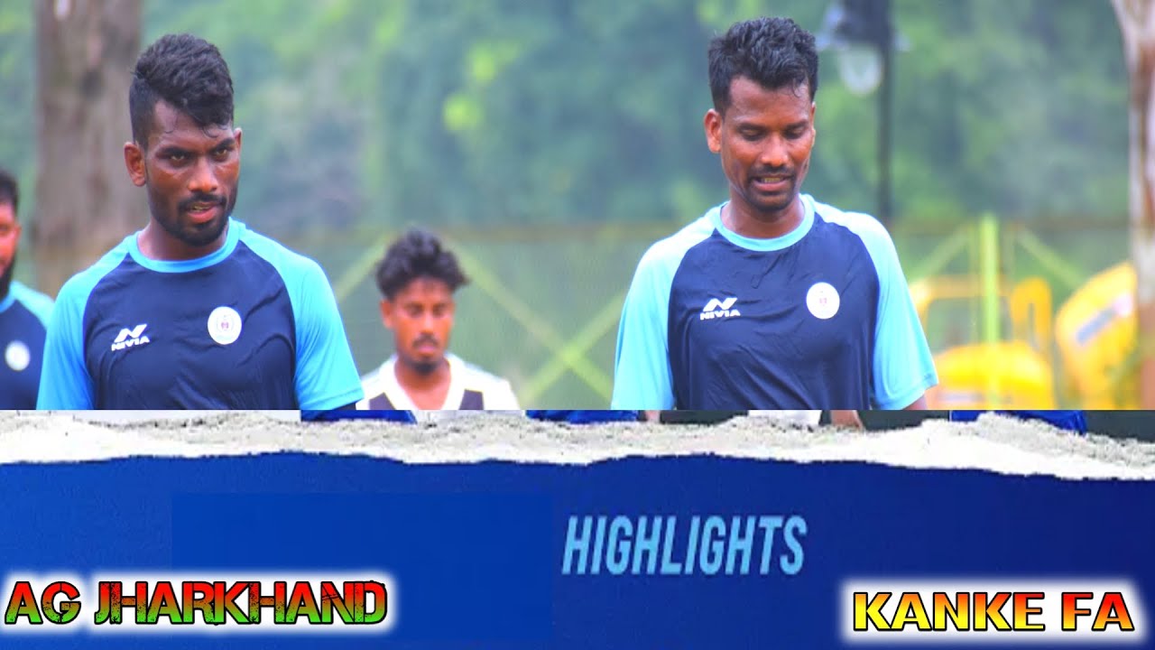 Senior Division Football League Match 2022-2023  AG JharkhandVS Kanke FA Ranchi football match 2022