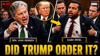 John Kennedy CORNERS Kash Patel Was Trump s Order the Reason Epstein Files Vanished