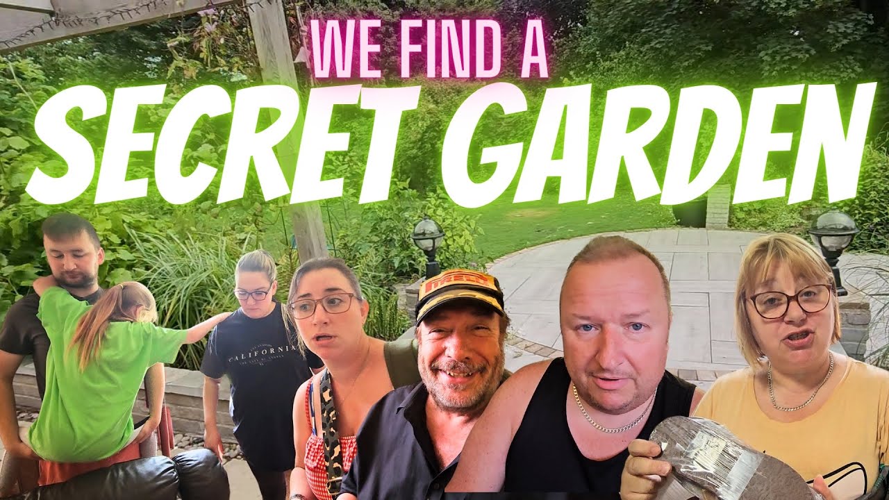 Fantastic Hidden Secret Garden And A Salad In A Cafe