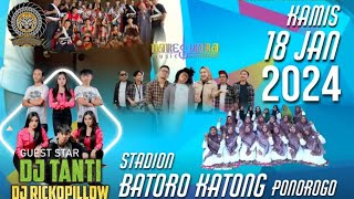 DJ Santri Pekok Live DJ Tanti ft Brewog Audio & Aeromax Production di Stadion Batoro Katong Ponorogo