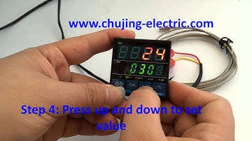 How to set target temperature value ?- CD101 temperatue controller -CD101 digital thermostat