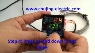 How to set target temperature value ?- CD101 temperatue controller -CD101 digital thermostat Profile