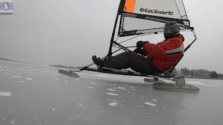 Ice sailing Home made icekart