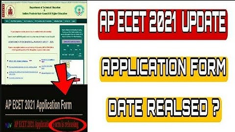 ecet 2021 dates realsing ? application form flash update