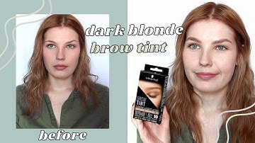 Schwarzkopf Dark Blonde Brow Tint Review