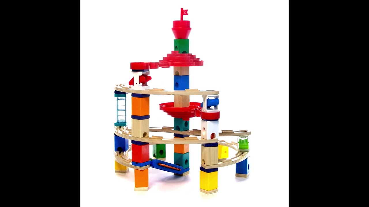 Hape Circuit de billes Quadrilla: Super château en spirale