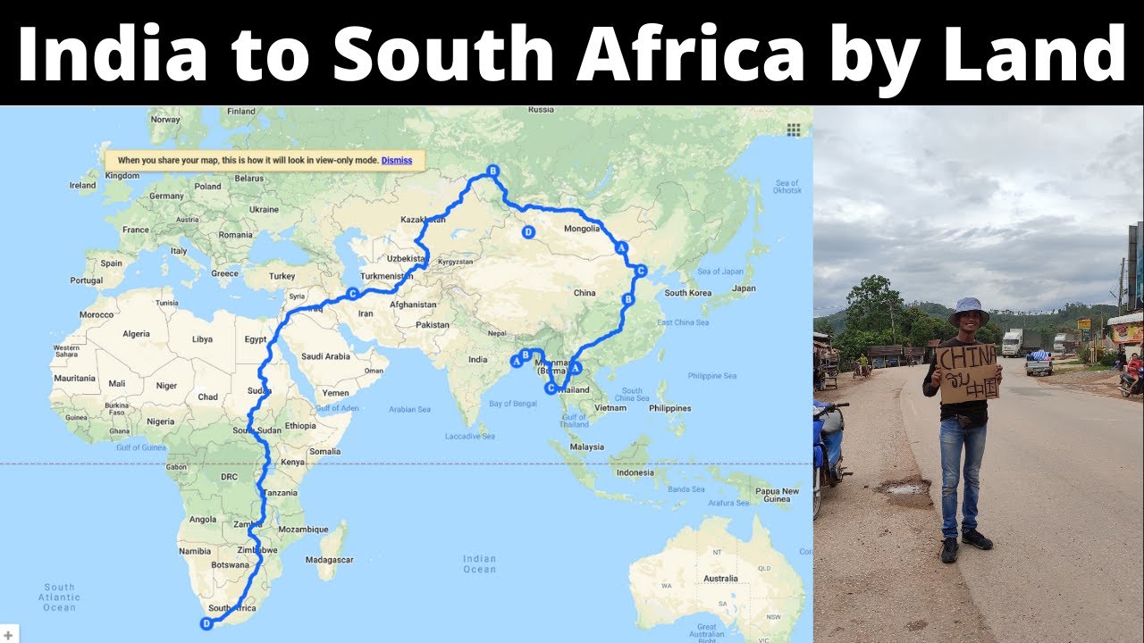 How Far Is India From South Africa