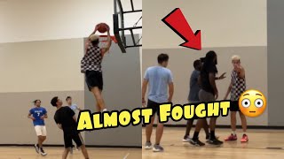 Dunking On Trash Talker Pro Dunker Plays 5V5 Basketball