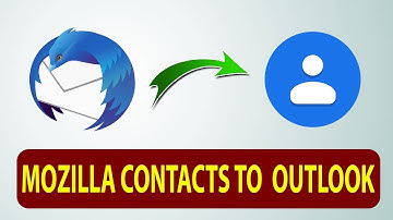 Thunderbird Contacts in Outlook | How do I import contacts from Thunderbird to Outlook