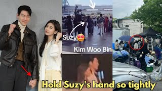 SUZY and KIM WOOBIN is coming to heal our trauma❤️‍🩹 They had a shoot a few days ago until 10 pm