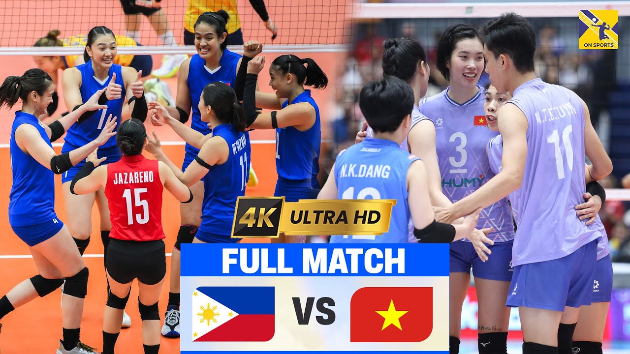 Full 4K | PHILIPPINES vs VIỆT NAM | De Guzman khóc hét trước song tấu Thanh Thúy - BÍch Tuyền