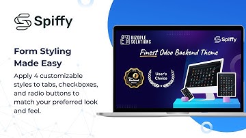 Spiffy Odoo Backend Theme – Easy Form Styling with Custom Tabs, Checkboxes & Radio Buttons!