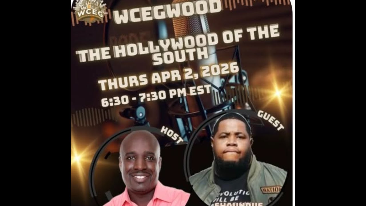 WCEG Media Enterprises WCEGwood Hollywood of the South host Wardell Richardson.