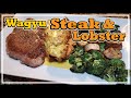 Japanese Wagyu Ribeye Steak n Lobster | Weber Kettle | BBQ Champion Harry Soo SlapYoDaddyBBQ.com