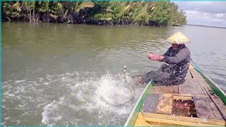 mancing pinggiran ikan pada ngamuk 11 ekor baramundi tangan teras kaku #kakapputih