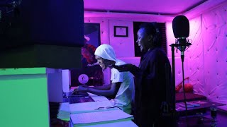 Studio Session With Ceci Maina along side Vinc On The Beat