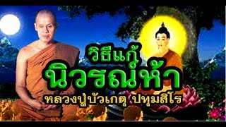 หลวงปู่บัวเกตุ ปทุมสิโร เทศน์เรื่องวิธีแก้นิวรณ์ ๕