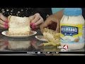 Banana and mayo sandwiches