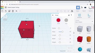 TinkerCad Tutorial - Placing, Moving and Scaling
