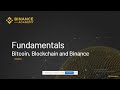 Fundamentals - An intro to Blockchain, Bitcoin, and Binance