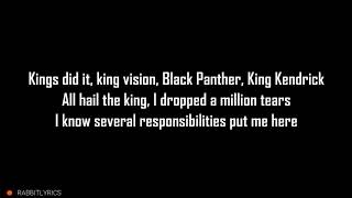 Kendrick Lamar - Black Panther Album lyrics